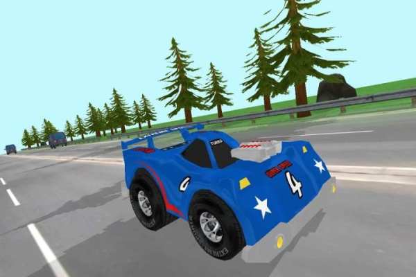 Cartoon Traffic Racing скриншот 6