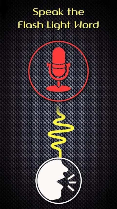 Voice Flashlight Free 1 تصوير الشاشة