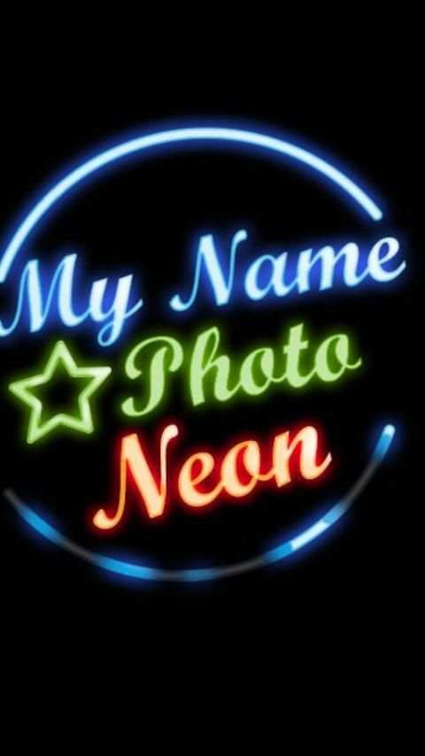 My Name Photo Neon 4 تصوير الشاشة