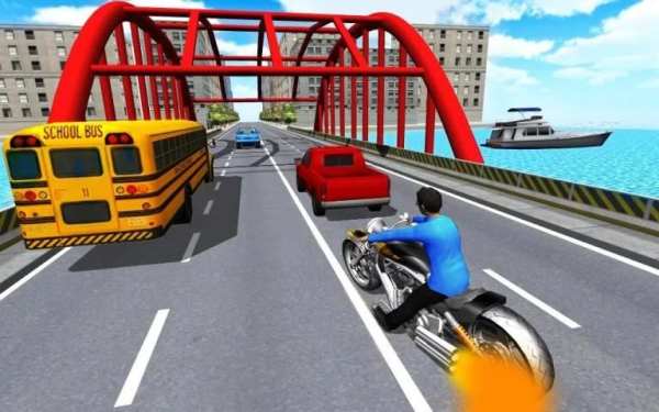 Moto Racing 3D स्क्रीनशॉट 3