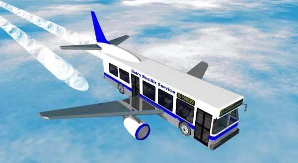 Flying Bus Simulator Free 2016 2 تصوير الشاشة