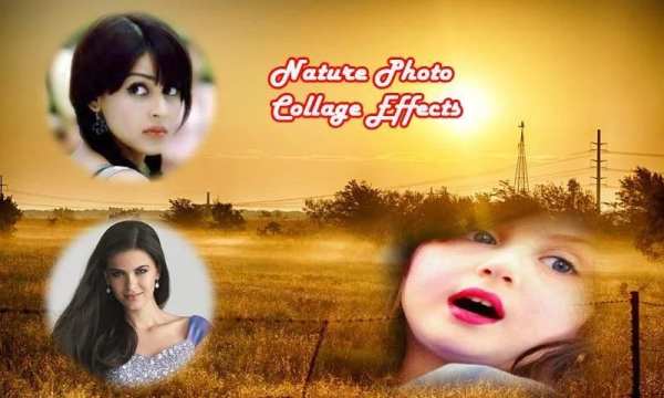 Nature photo collage frames 1 تصوير الشاشة