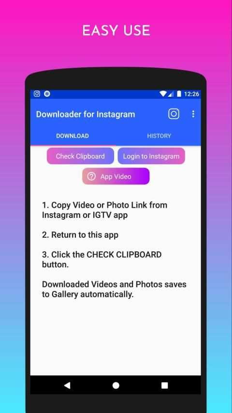 Pengunduh Video Untuk instagram screenshot 3