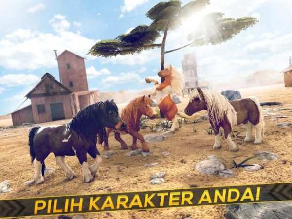 Balapan Kuda Poni Hewan Game screenshot 5