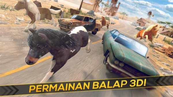 Balapan Kuda Poni Hewan Game screenshot 4