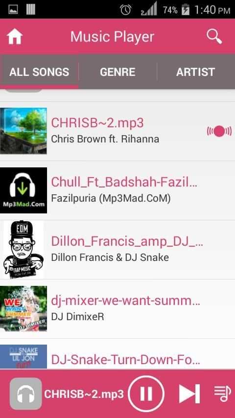 Music Player screenshot 4