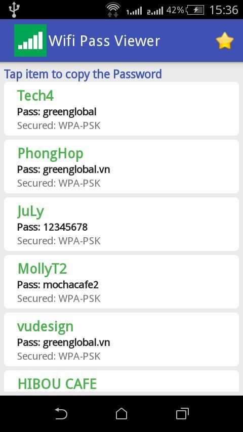 Wifi Password Viewer 2 تصوير الشاشة