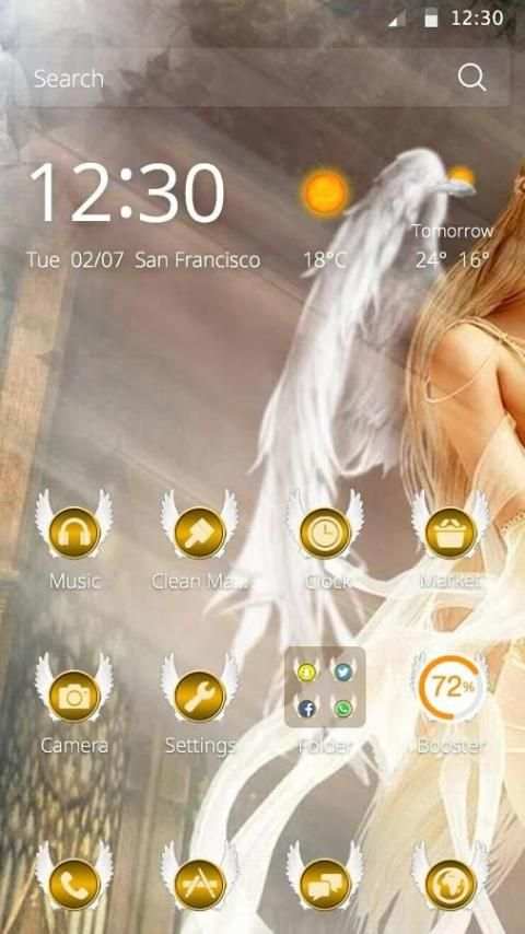 Angel Theme screenshot 3