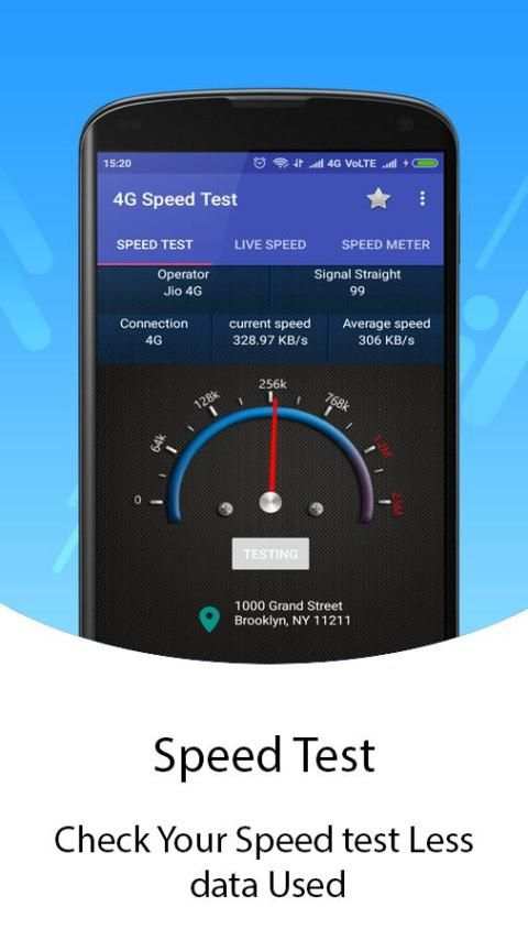 4G Speed Test & Meter screenshot 3