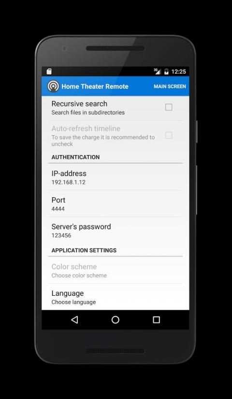 Home Theater Remote Lite screenshot 3