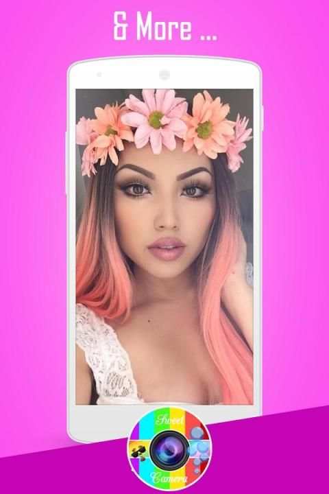 Sweet Camera - Selfie App скриншот 1