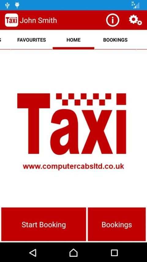 Computer Cabs Taxi App 1 تصوير الشاشة
