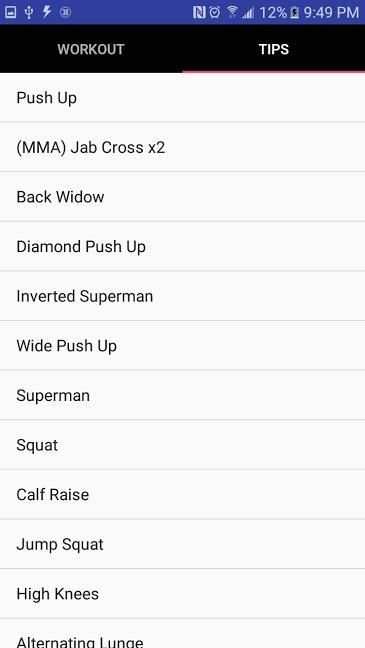 Intense 30 day Fit Challenge screenshot 1