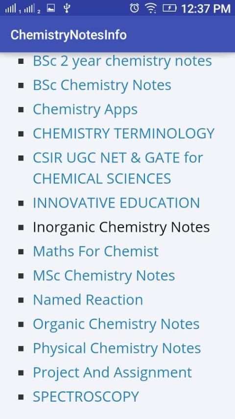 ChemistryNotesInfo स्क्रीनशॉट 12