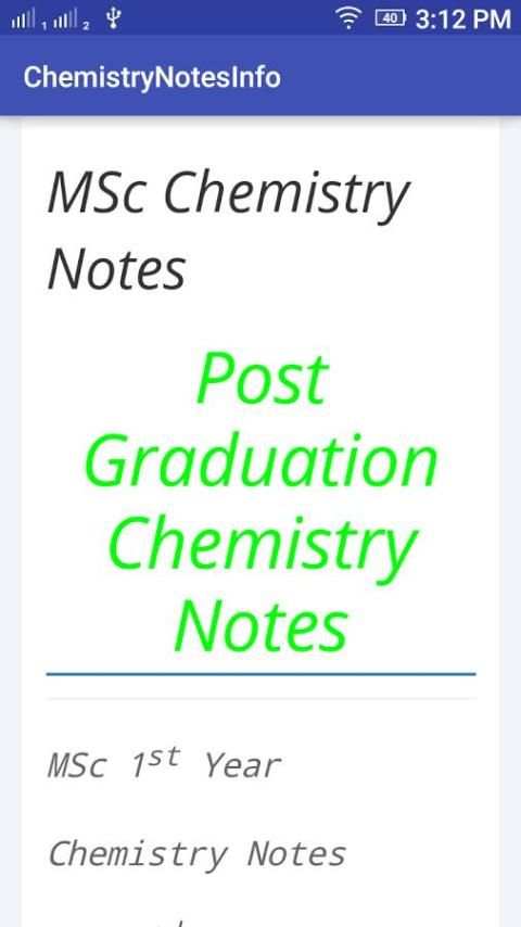ChemistryNotesInfo स्क्रीनशॉट 2