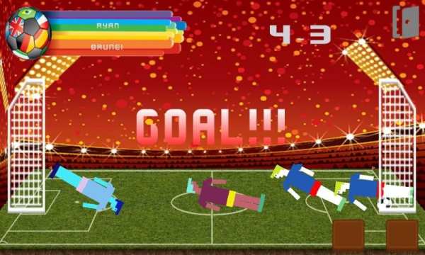 Cartoon Soccer Physics screenshot 1