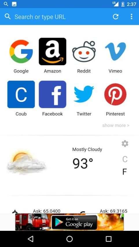5G browser screenshot 4