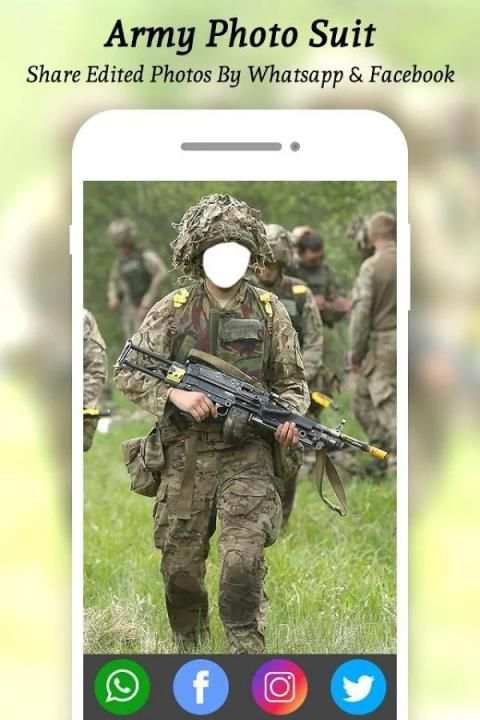Commando Photo Suit скриншот 1