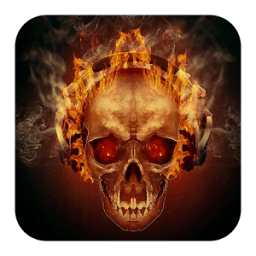 Fire Skull Theme for CM Launch आइकन