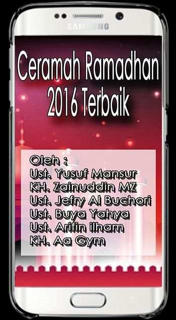 Ceramah Ramadhan 2016 Mp3 screenshot 16