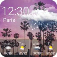 Weather Clock Widget LA