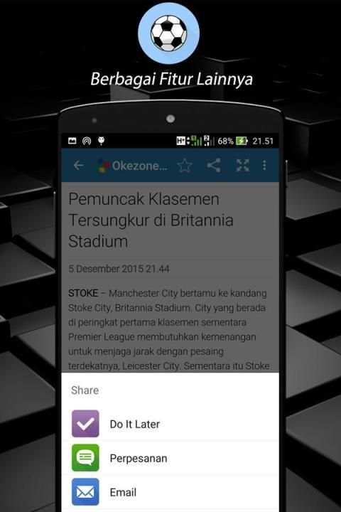 Baca Berita Bola screenshot 4