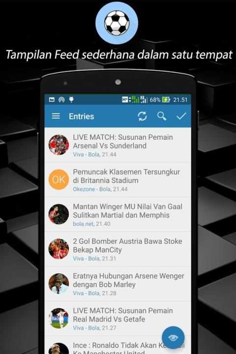 Baca Berita Bola screenshot 2