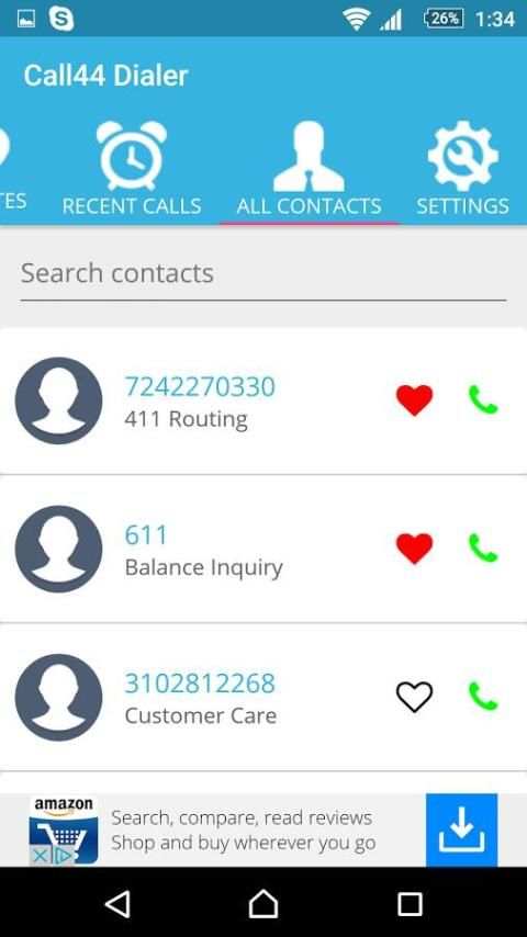 Call44 Dialer screenshot 5
