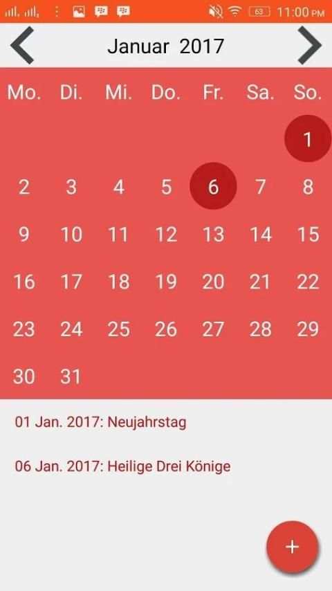 Deutsch Kalender 2016 screenshot 3