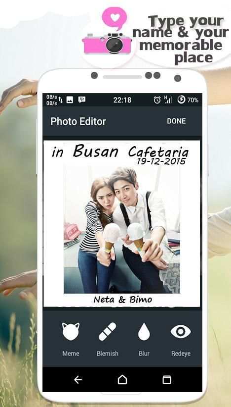 Selfie Bestie Romantic Camera 2 تصوير الشاشة