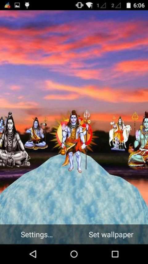 Shiva 3D Live Wallpaper स्क्रीनशॉट 4