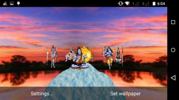 Shiva 3D Live Wallpaper स्क्रीनशॉट 3