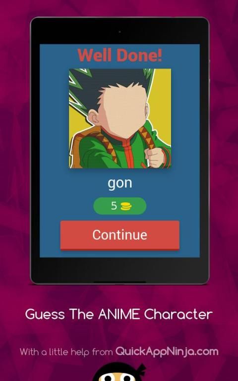 Guess Manga Character Quiz  For Anime Naruto Edition by Viroon Nilpech