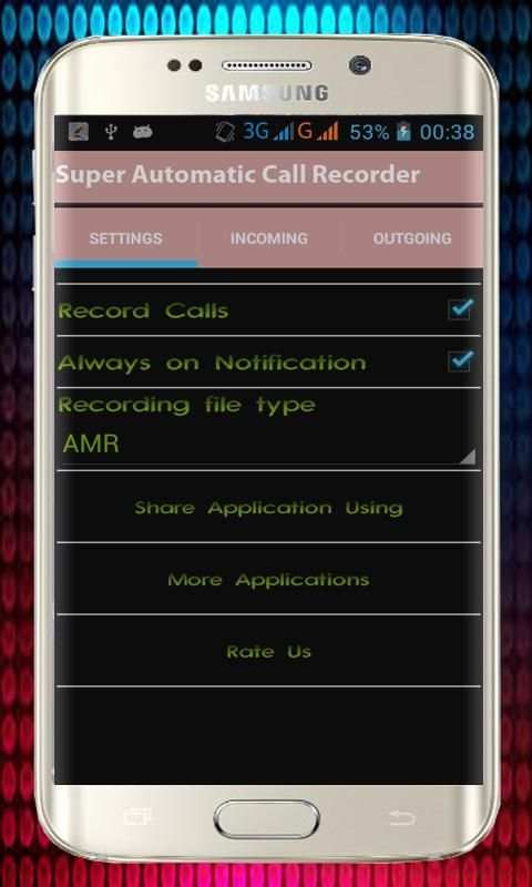 Super Automatic Call Recorder screenshot 1