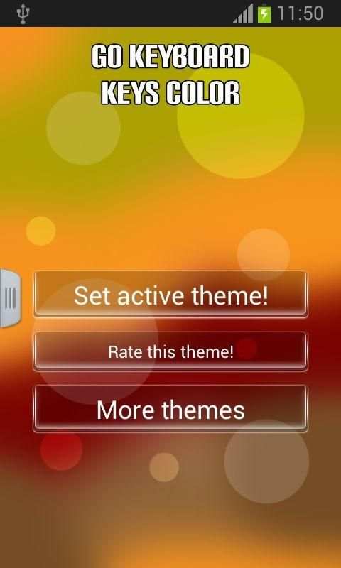 GO Keyboard Keys Color screenshot 6