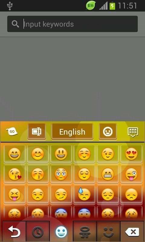 GO Keyboard Keys Color screenshot 4