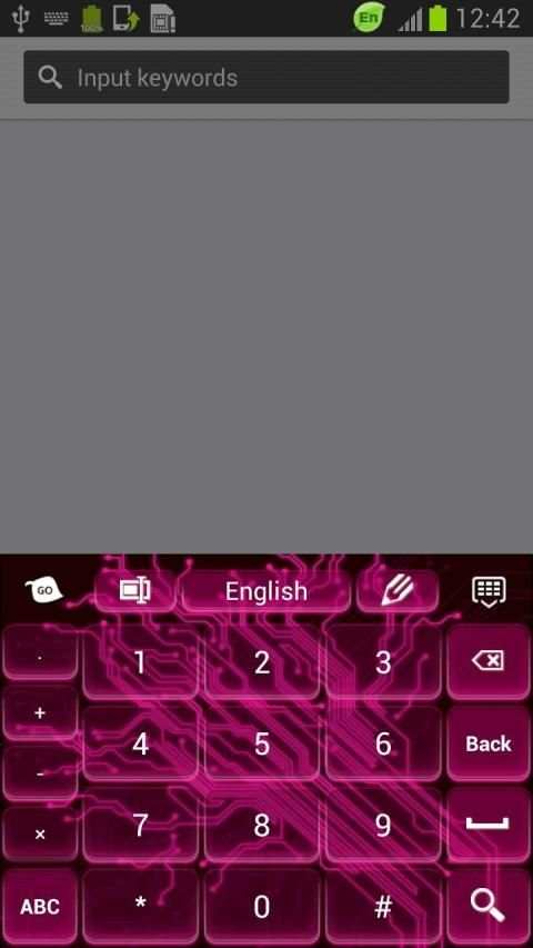 Awesome Keyboard Pink screenshot 1