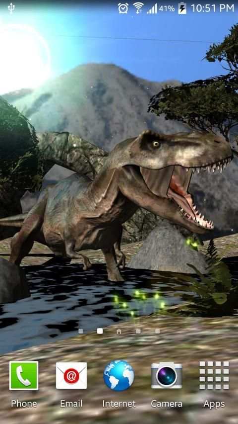 T-REX King live wallpaper Lite screenshot 1