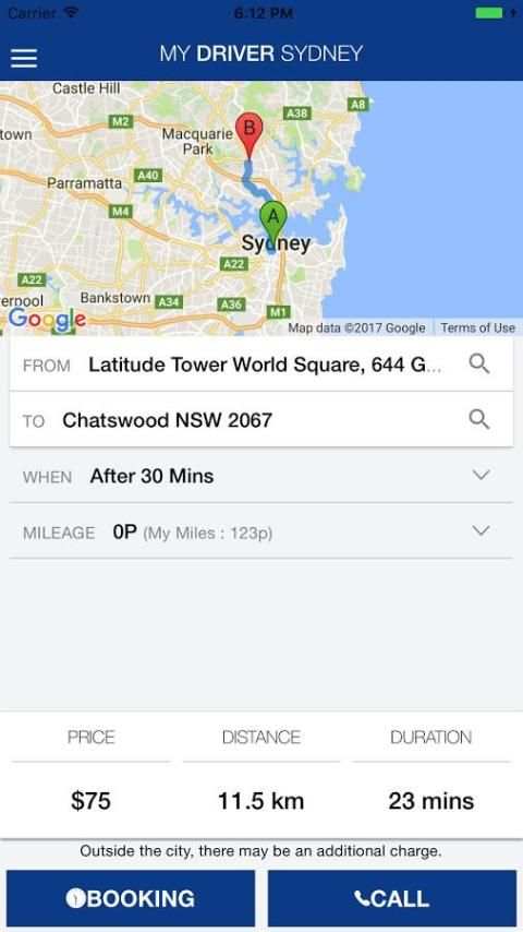My Driver Sydney screenshot 3