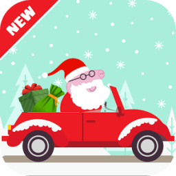 ikon Santa Pig Christmas