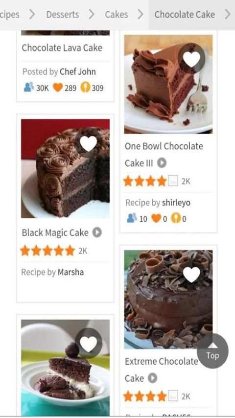 Cake Recipes скриншот 3