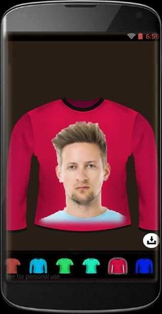تركيب صورتك على تي شيرت Tshirt screenshot 4