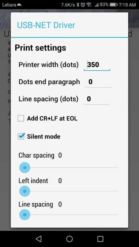 APS Printer Driver screenshot 3