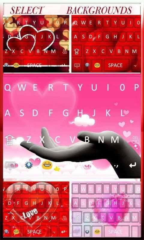 Love Theme Keyboard स्क्रीनशॉट 6