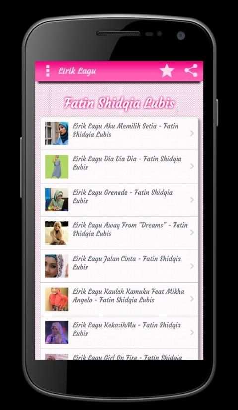Lirik Lagu Fatin screenshot 3