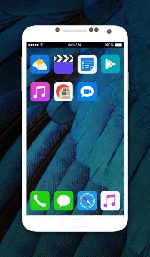 OS 7 Launcher style Iphone screenshot 2