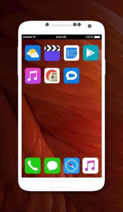 OS 7 Launcher style Iphone screenshot 5