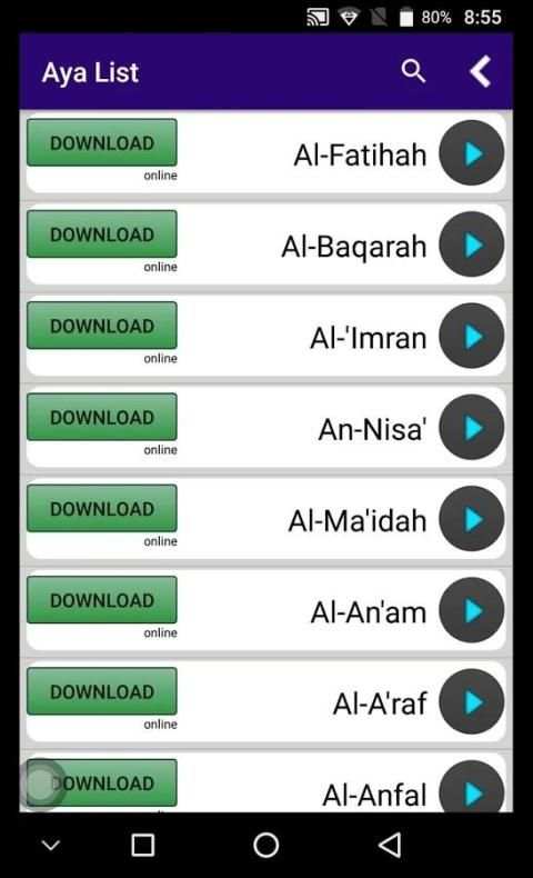 Quran Listen Online screenshot 3