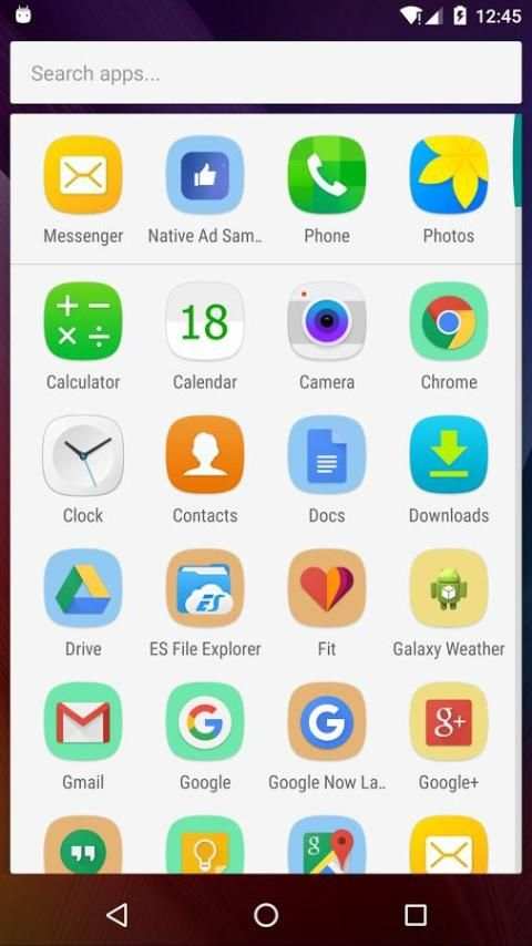 S7 Galaxy Launcher 3 تصوير الشاشة