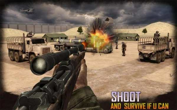 Lone Sniper Army Shooter screenshot 9